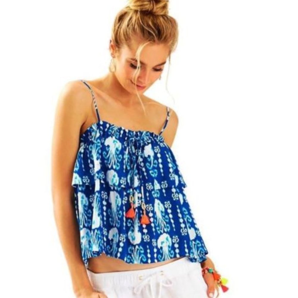 Lilly Pulitzer Mays top Get In Line